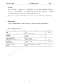 DT070BTFT-HB Datasheet Page 4