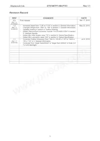 DT070BTFT-HB-PTS1 Datasheet Pagina 2