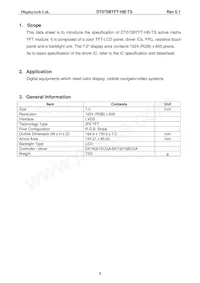 DT070BTFT-HB-TS Datasheet Page 4