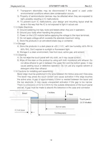 DT070BTFT-HB-TS Datasheet Page 15
