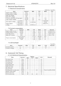 DT070CTFT Datasheet Page 8