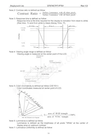 DT070CTFT-PTS Datasheet Page 12
