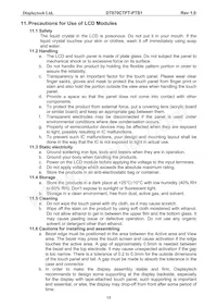 DT070CTFT-PTS Datasheet Pagina 14