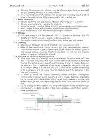 DT070CTFT-TS Datenblatt Seite 14