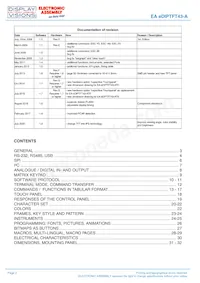 EA EDIPTFT43-ATC Datasheet Page 2