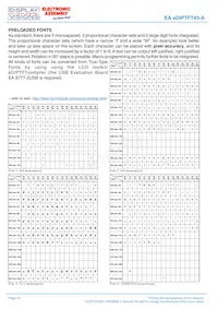 EA EDIPTFT43-ATC Datasheet Page 20