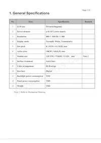 EA-LCD-012 데이터 시트 페이지 4