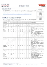 EA OLEDS102-6GGA Datasheet Pagina 6