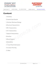 EA TFT043-42ATS Datasheet Page 2