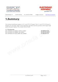 EA TFT043-42ATS Datasheet Page 3
