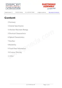 EA TFT050-84ATP Datasheet Page 2