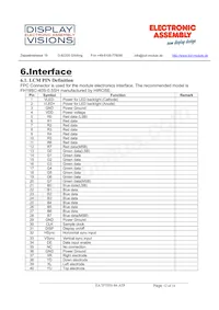 EA TFT050-84ATP Datenblatt Seite 12