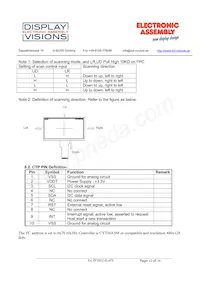 EA TFT052-41ATS Datasheet Page 12