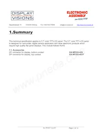 EA TFT057-32ATP Datenblatt Seite 3