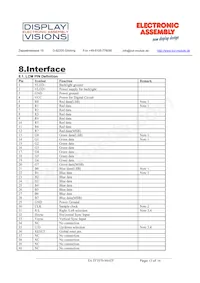 EA TFT070-84ATP Datasheet Page 13
