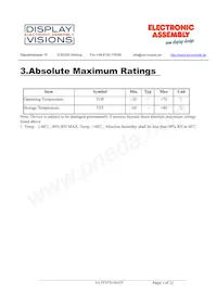 EA TFT070-84ATS Datasheet Pagina 5