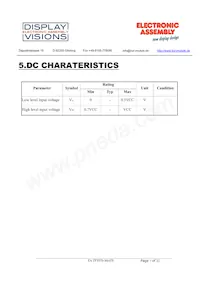 EA TFT070-84ATS Datasheet Pagina 7