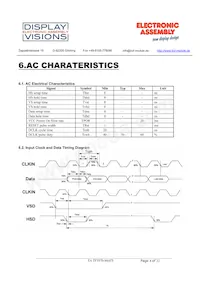 EA TFT070-84ATS Datasheet Pagina 8