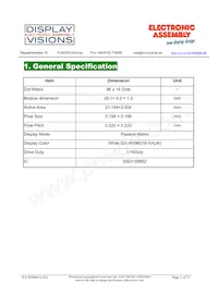 EA W096016-XALB Datasheet Page 3