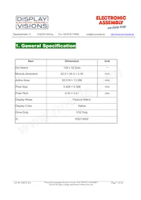 EA W128032-XALG Datasheet Pagina 3