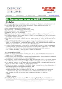 EA W128064-XALG Datasheet Page 22