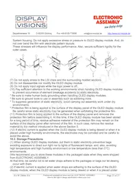 EA W128064-XALG Datasheet Page 23