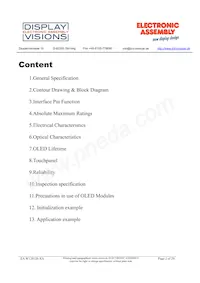 EA W128128-XALG Datasheet Page 2