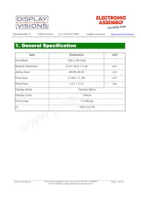 EA W128128-XALG Datasheet Page 3