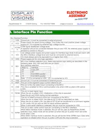 EA W128128-XALG Datasheet Pagina 6