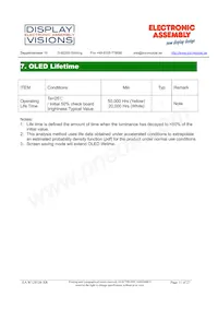 EA W128128-XRLW Datasheet Pagina 11