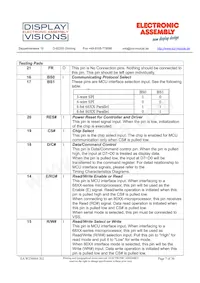 EA W256064-XGLG Datasheet Page 7