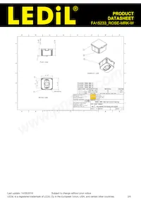 FA15233_ROSE-MRK-W Datasheet Pagina 2