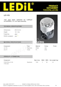 FCN10784_LE1-RS Datasheet Cover