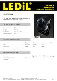 FCN12076_IRIS-SCREW Datasheet Copertura