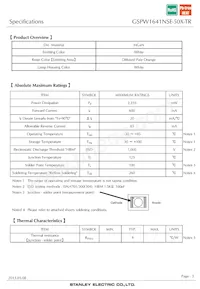 GSPW1641NSE-50X-TR Datasheet Page 3