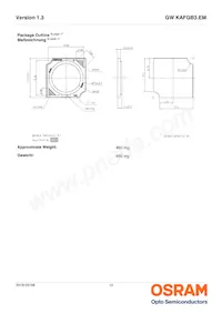 GW KAFGB3.EM-QTQU-65S3-T02數據表 頁面 12