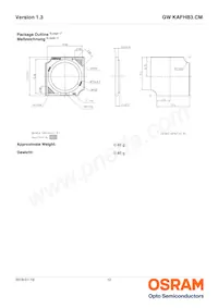 GW KAFHB3.CM-RPRQ-40S3 데이터 시트 페이지 12