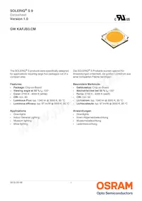 GW KAFJB3.CM-RSRT-40S3 Datasheet Cover