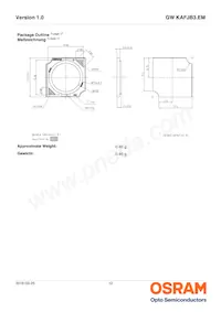 GW KAFJB3.EM-SPSQ-65S3-T02 Datasheet Page 12