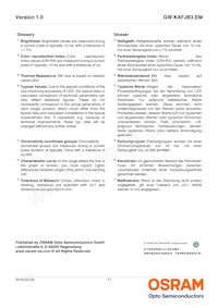 GW KAFJB3.EM-SPSQ-65S3-T02 Datasheet Page 17