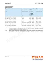 GW KAGJB2.CM-SPSQ-40S3-T05 Datasheet Page 2