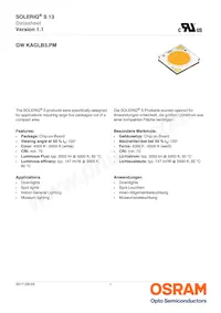 GW KAGLB3.PM-TPTQ-50S3-T02 Datasheet Cover