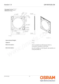 GW KAHLB2.CM-STSU-30S3 Datasheet Page 12