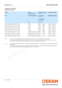 GW KAHLB2.CM-SUTP-30B3-T02數據表 頁面 2