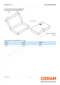 GW KAHQB2.EM-UTUU-30S3-T02 Datasheet Page 14