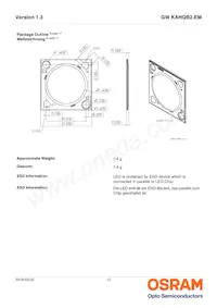 GW KAHQB2.EM-VPVQ-50S3-T02數據表 頁面 12