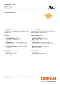 GW KAHQB2.PM-UUVP-57S3-T02 Datasheet Cover