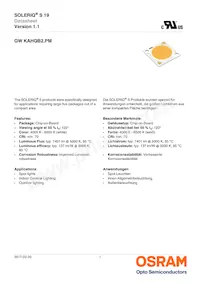 GW KAHQB2.PM-UUVP-65S3 Datasheet Cover