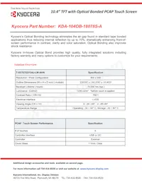 KDA-104OB-18078S-A Datasheet Cover
