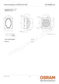 KY HAVPA1.22-VUAV-JPQV-20-R33-Z Datasheet Page 12